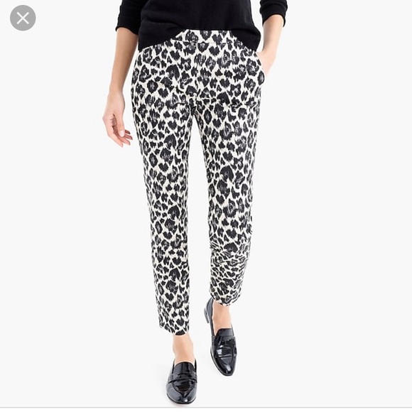 J crew cheetah pants Clearance